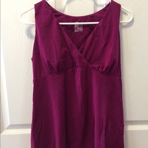 Gillian & O’Malley Cross-over nursing tank top.